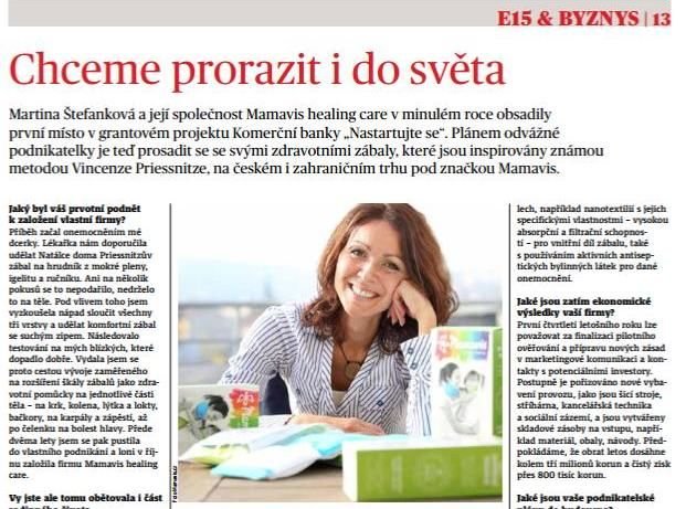 E15 | Vítězové soutěže „Nastartujte se“ objevili v krizi nové možnosti