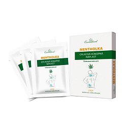 Cannaderm Mentholka Chladivá konopná náplast 3 ks Obrázek pro produkt Cannaderm Mentholka Chladivá konopná náplast 3 ks